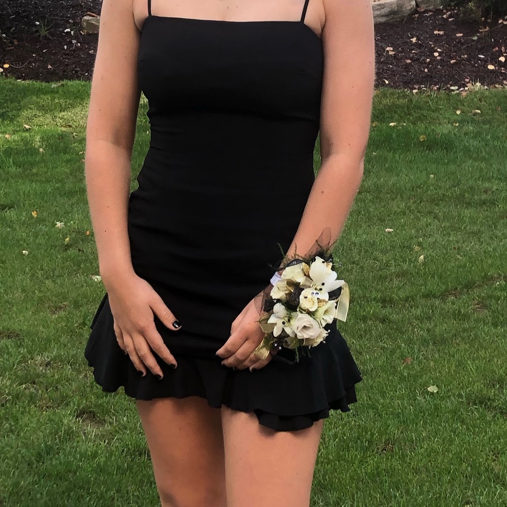 Black Lucy in the Sky cocktail dress